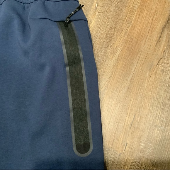 Nike Sportswear Tech Fleece Athletic Shorts Navy Blue CU4503-410 Men Size Medium - Picture 7 of 8
